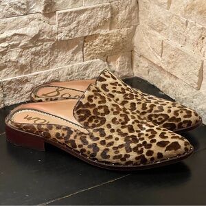 Sam Edelman Leopard Print Mules
